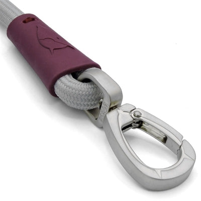 Morso dog leash soft rope recycled gray gray