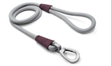 Morso dog leash soft rope recycled gray gray