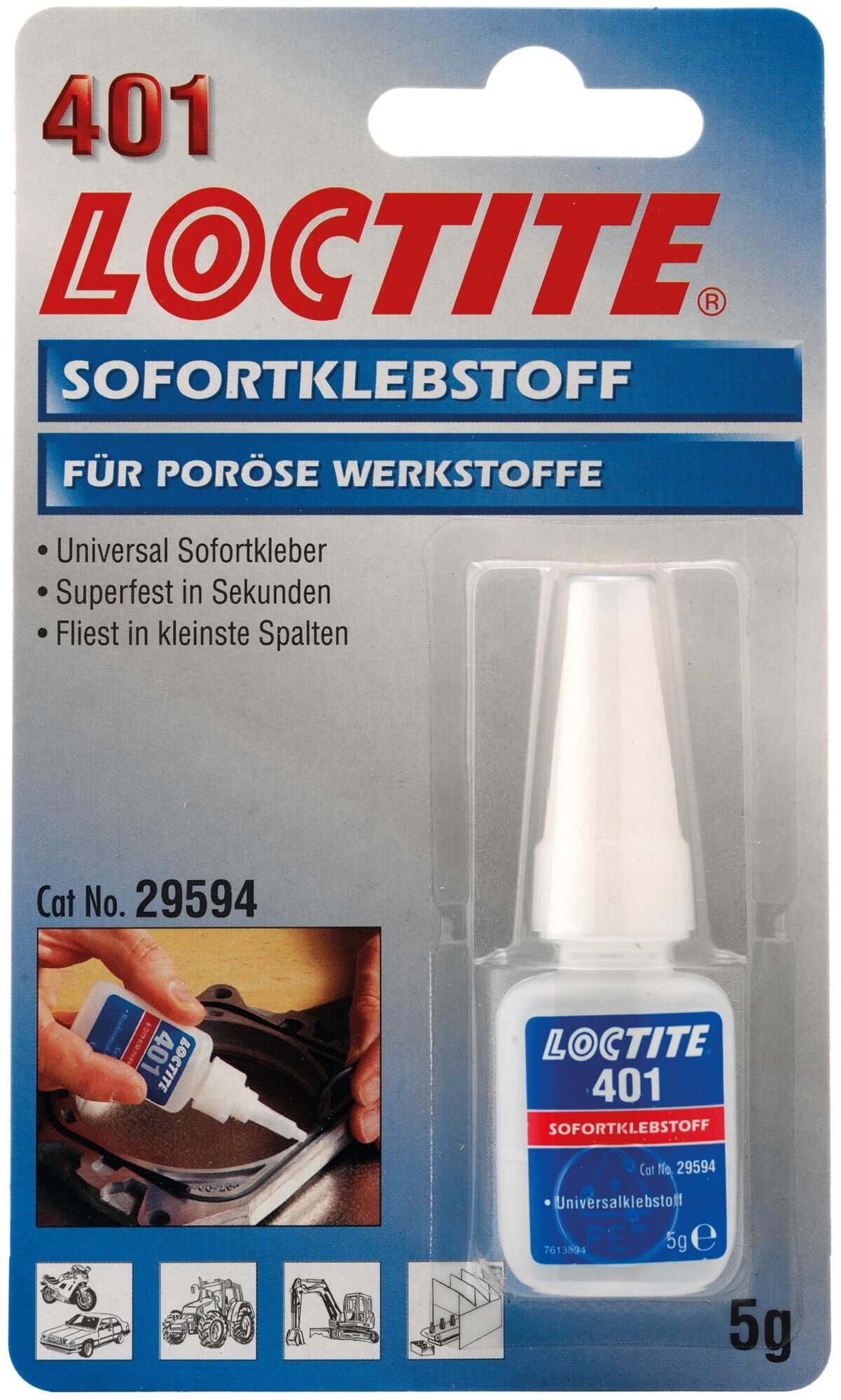 Loctite universal glue 401 second adhesive 401 tube 5 gr