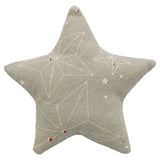 Trixie xmas play cushion star with catnip cotton beige