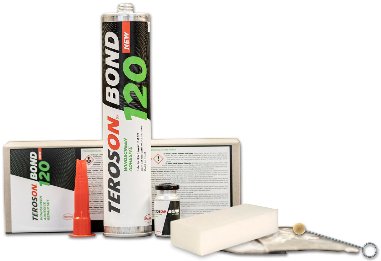 Teroson raamsticker bond 120 (pu 8596) disc adhesive set bond120 bond 120