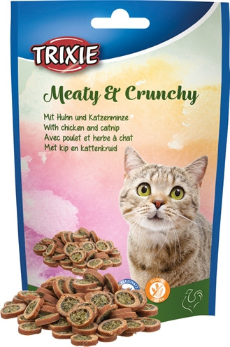 Trixie meaty crunchy chicken catnip gluten -free