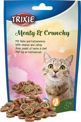 Trixie meaty crunchy chicken catnip gluten -free