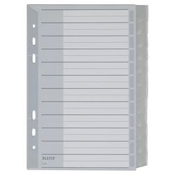 Dividers Leitz grey blank A5 polypropylene
