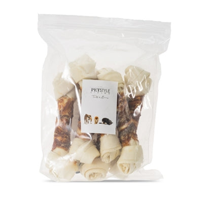 Petstyle Living Knoted Bot White med Duck