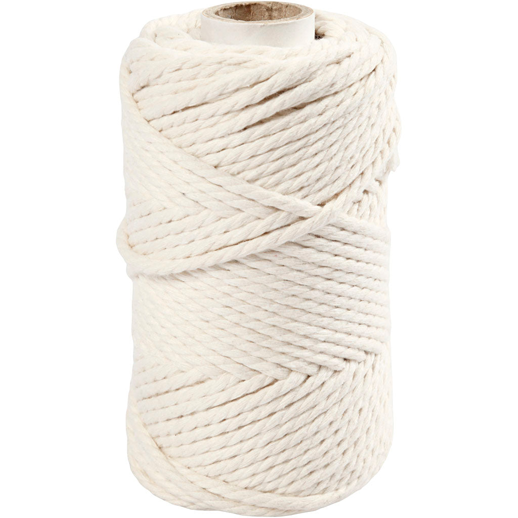 Creativ Company Macrame Cord Off-White, 55m