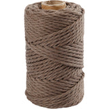 Creativ Company Macrame Cord Svetlo rjava, 55m