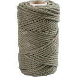 Creativ Company MacRame Cord Mossgroen, 55 m