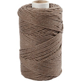 Creativ Company Macrame Cord Light Brown, 198m