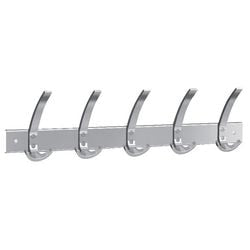 Abi wall coat rack Kerkmann aluminium 5 hooks