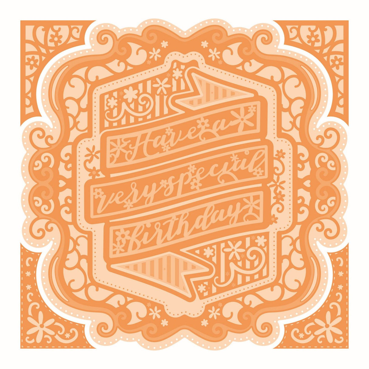Tonic studios • essentials layering die set special birthday beautiful banner