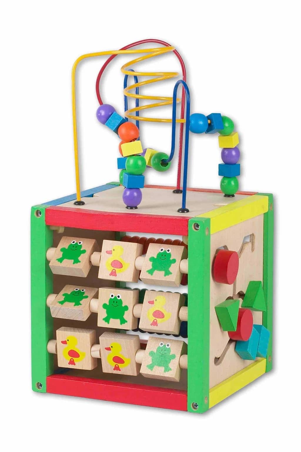 Vedes beeboo wooden activity learning cube