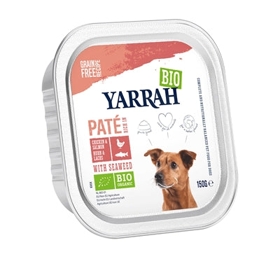 Yarrah Dog Alu Bio Pate Chicken Salmon With Seaweed