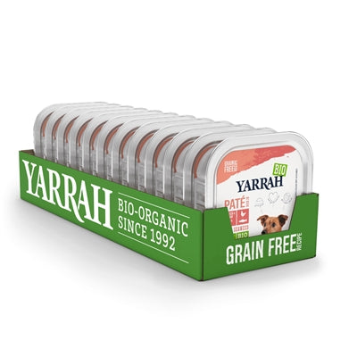 Yarrah Dog Alu Bio Pate Chicken Salmon With Seaweed