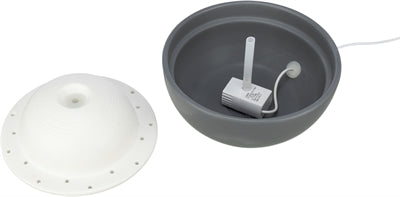 Trixie Vital Dome Drinking Fountain Ceramic Gray White