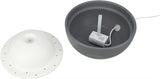 Trixie Vital Dome Drinking Fountain Ceramic Gray White