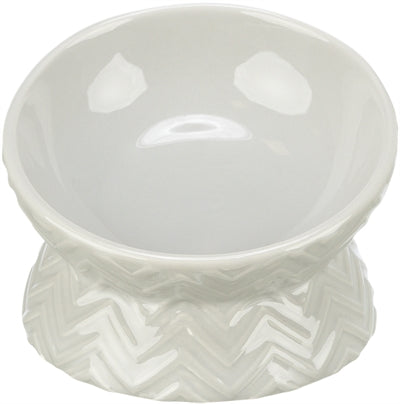 Trixie Tazón de alimentos elevado Tazón de agua Luz de cerámica Tope