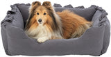 Trixie dog basket amelie angular dark gray