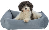 Cesta de cães trixie Alena angular azul cinza