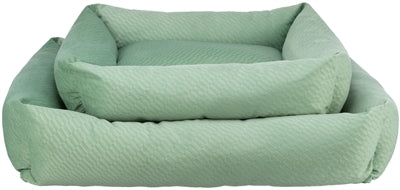 Trixie dog basket Alena angular Saliegroen