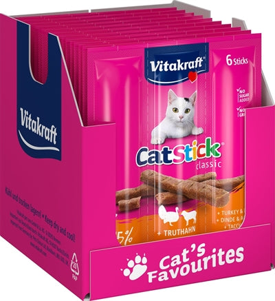 Vitakraft gato bastão mini peru com cordeiro