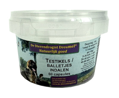 Animal drogist Testicles Indales Capsules