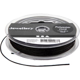 Creativ Company Polyester Cord Black, 50m
