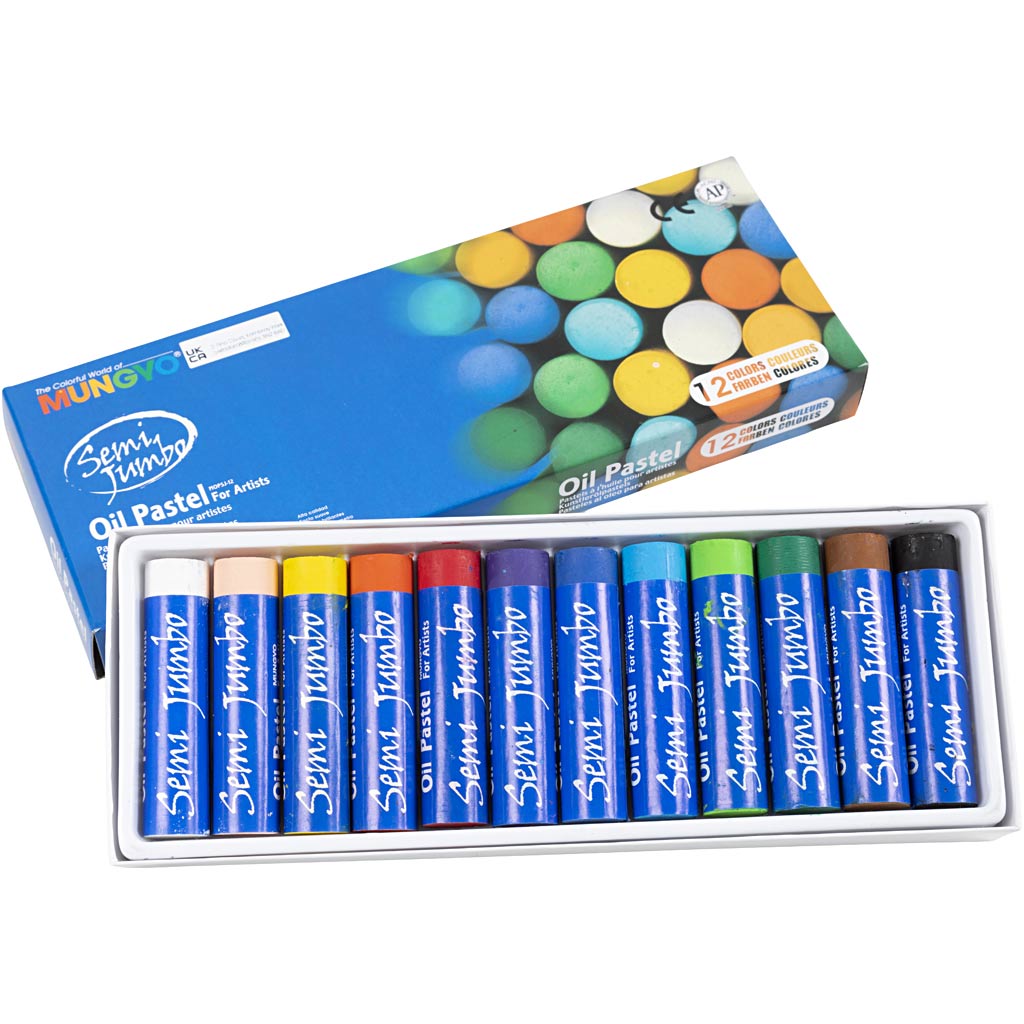 Creativ Company Mungyo Maxi Oliepastel, 12st.