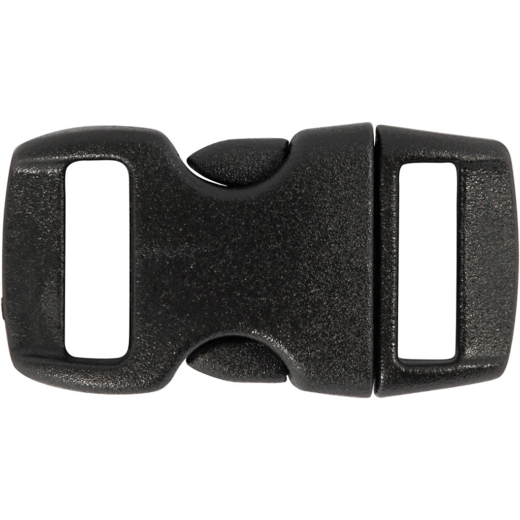 Creativ Company Haga clic en Cierre negro, 4st.