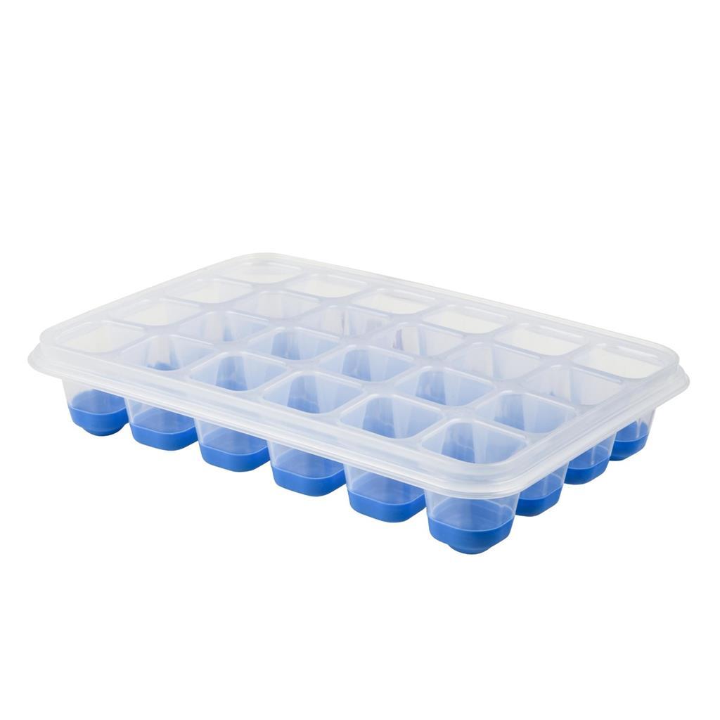Tefal Masterseal Ice Cube Box za 24 ledenih kockov modre prozorne
