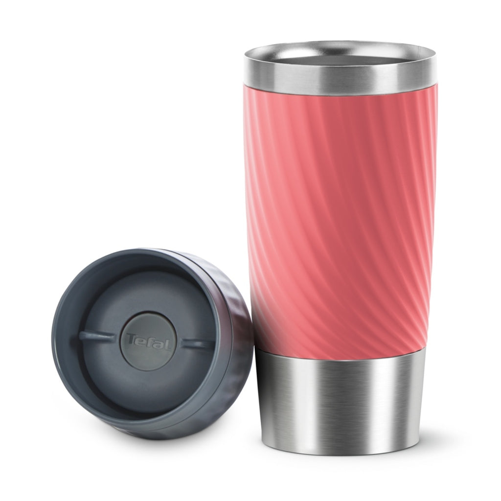 Tefal Travel Mug Easytwist Isoleerbeker 0.36l coral red