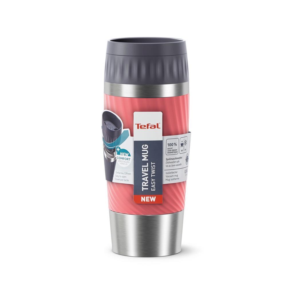Tefal reesen Mugashändler Isolerbeberer 0.36L Coral Rot
