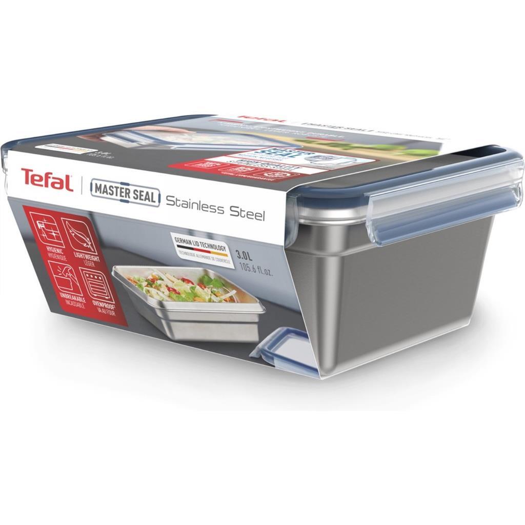 Tefal tefal Masterseal Versholdbakje 3l nerjaveče jeklo modra