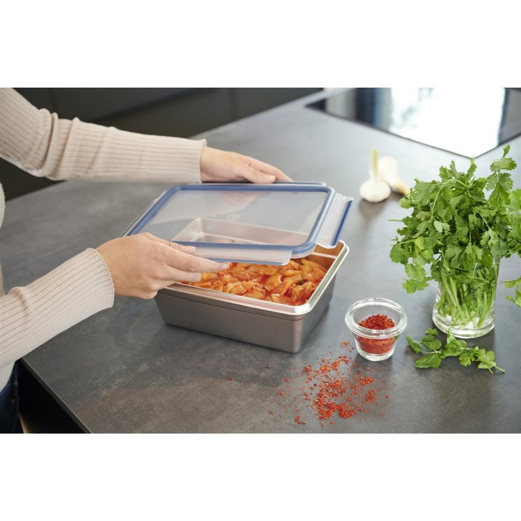 Tefal tefal Masterseal Versholdbakje 3l nerjaveče jeklo modra