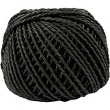 Creativ Company paper yarn black, 40m