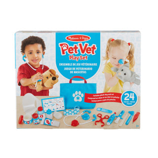 Melissa doug examine treat pet vet play set
