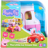 Whizz around peppa's little vehicle ice cream van
