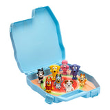 Bluey storage case with 8 figures