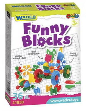 Wader funny blocks 36 pieces in box