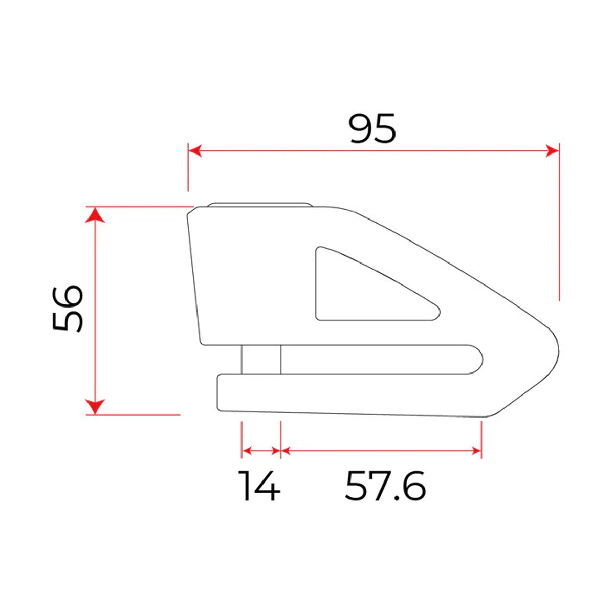 Protect disk zaklepa za zaklepanje disq art 4