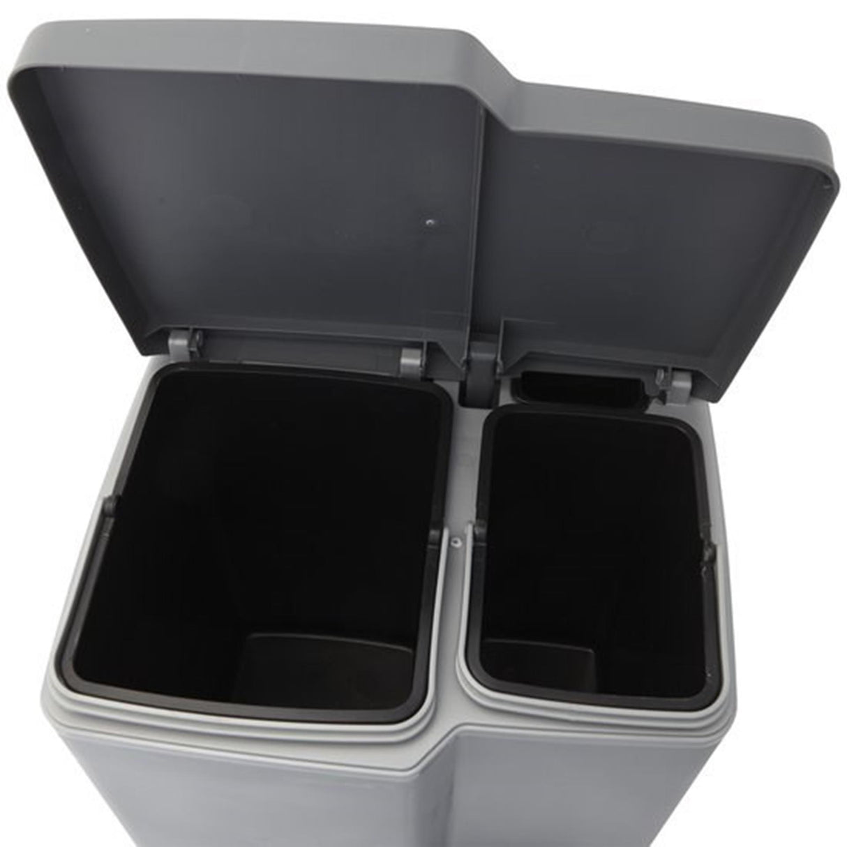 Curver Pedal Bin Duo 15L 6L Sølv