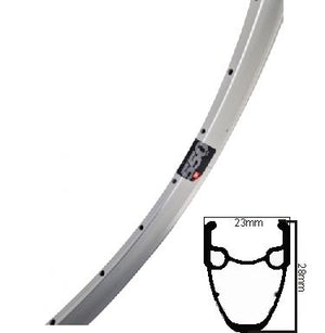 Mach1 550 Rigg 28 polegadas 36 Aquece o lado da prata cleard