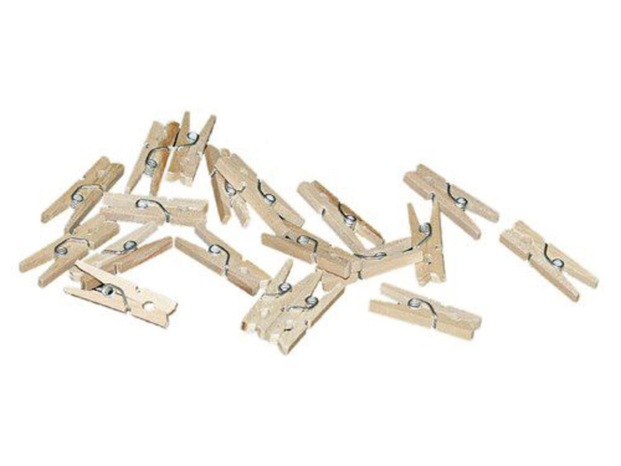 Queste mollette piccole 20 pezzi naturali 5 sacchetti