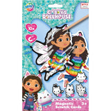 Creative craft group scratch magnets gabby's dollhouse, 12d;g.