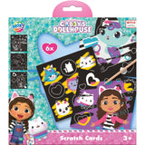 Creative craft group scratch cards gabby's dollhouse set, 7 pcs.