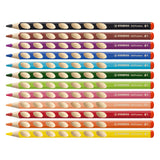 Stabilo Easycolors colored pencils right -handed - 12 pcs. + pencil sharpener