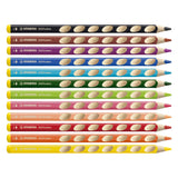 Lápices de color stabilo easycolors a la izquierda - 12 pcs. + sacapuntas