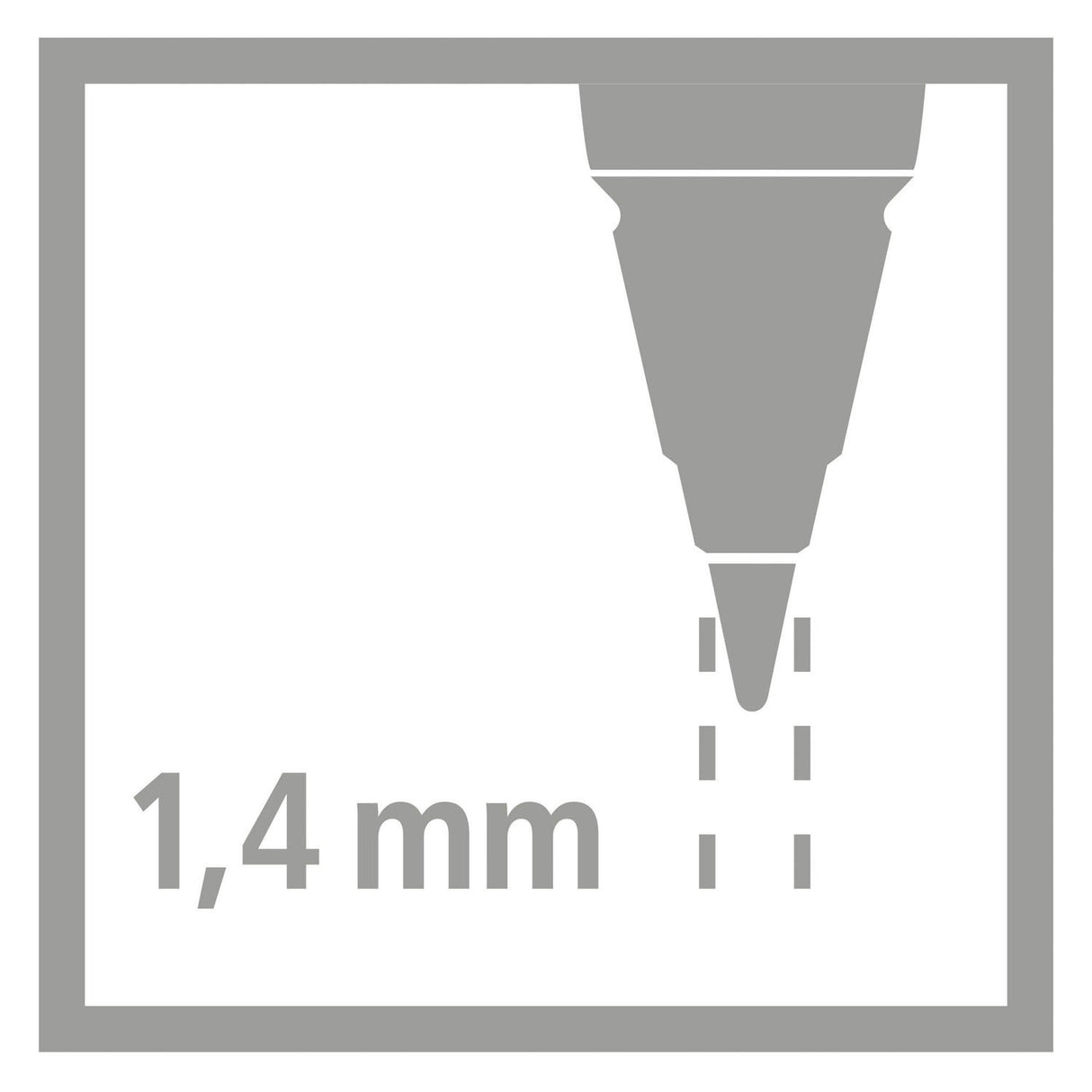 Stabilo Easyergo 6 refillings HB - 1.4 mm