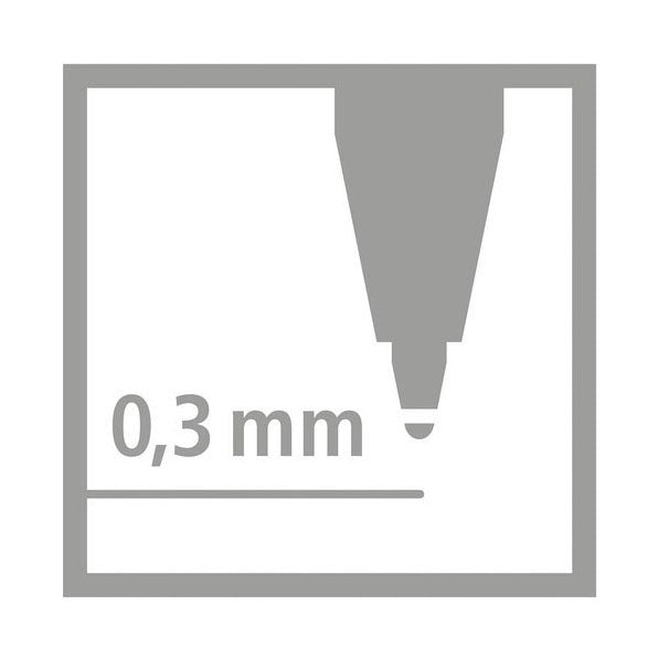 Stabilo Easyoriginal 3 Navullen fein - blau