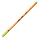 Stabilo point 88 fineliner - lemoen groen